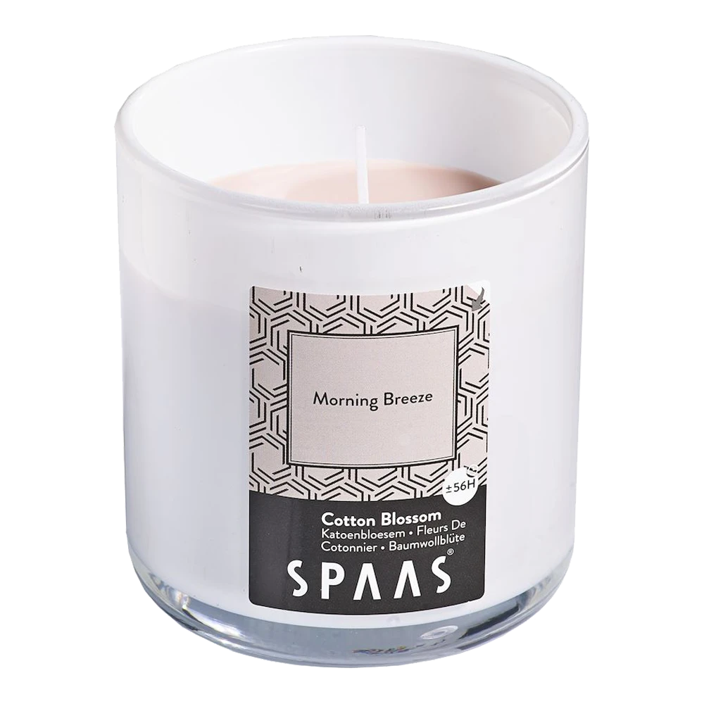 Geurkaars In Glas Met Deksel 56u - Morning Breeze - Geurkaars - SPAAS