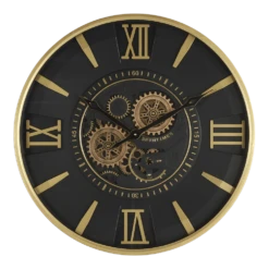 Klok Devon Goud U00f8 60 Cm - Wandklok