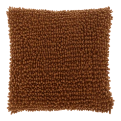 Unique Living Sierkussen Bo - 45x45cm - Leather Brown