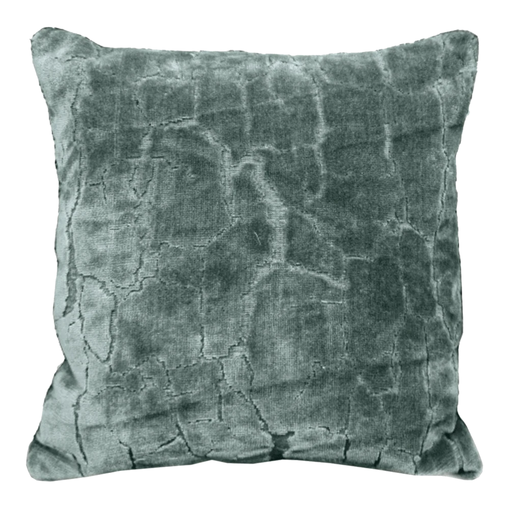 Unique Living Sierkussen Chez - 45x45cm - Mineral Blue 1 Unique Living Sierkussen Chez - 45x45cm - Mineral Blue