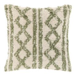 Unique Living Sierkussen Elliot - 45x45cm - Olive Green