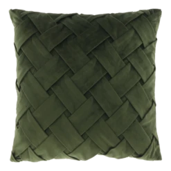 Unique Living Sierkussen Viktor - 45x45cm - Deep Green