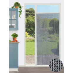 Vliegengordijn Evora - Transparant - 90 X 210cm - Sun-Arts -Woonaccessoire Winkel vliegengordijn evora transparant 90 x 210cm sun arts 90 3 2