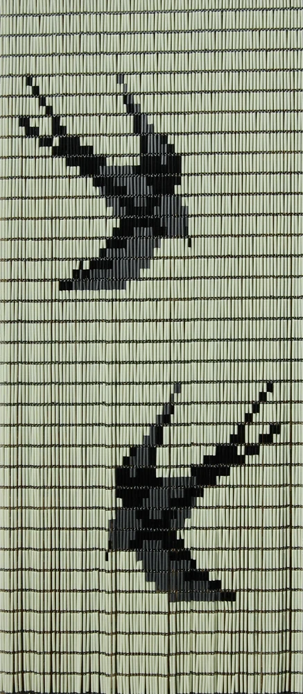 Vliegengordijn Zwaluwen - Creme/Zwart - 100 X 232cm - Sun-Arts - Afbeelding 2