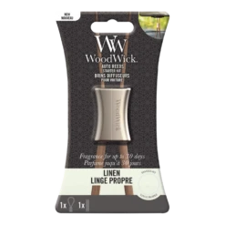 Woodwick Auto Reed Starter Kit Linen - Auto Parfum