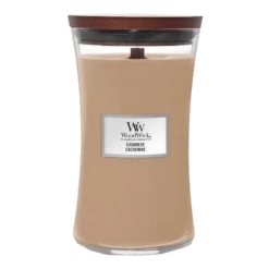Woodwick Cashmere Large Candle - Geurkaars
