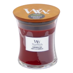 Woodwick Cinnamon Chai Medium Candle - Geurkaars