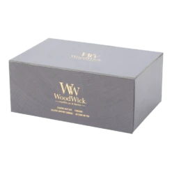 Woodwick Deluxe Gift Set Ellipse Candle Fireside - Geurkaars -Woonaccessoire Winkel woodwick deluxe gift set ellipse candle fireside geurkaars 3