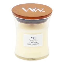 Woodwick Island Coconut Mini Candle - Geurkaars