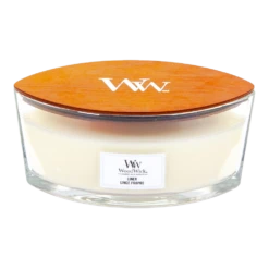 Woodwick Linen Ellipse Candle - Geurkaars