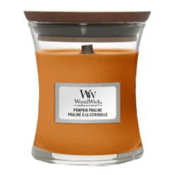Woodwick Pumpkin Praline Mini Candle - Geurkaars