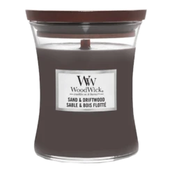 Woodwick Sand & Driftwood Mini Candle - Geurkaars