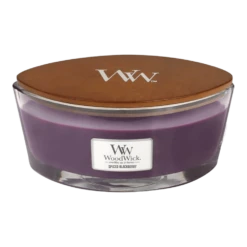 Woodwick Spiced Blackberry Ellipse Candle - Geurkaars