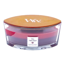 Woodwick Trilogy Sun Ripened Berries Ellipse Candle - Geurkaars