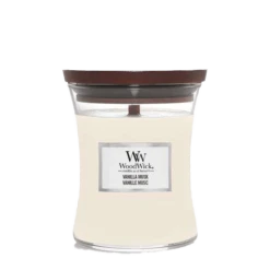 Woodwick Vanilla Musk Medium Candle - Geurkaars