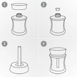 WoodWick WW Linen Home Fragrance Diffuser -Woonaccessoire Winkel ww linen spill proof home fragrance diffuser 4 5